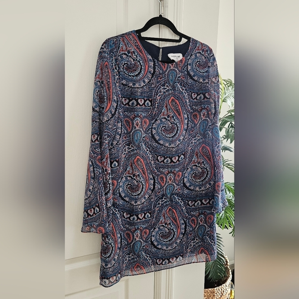 Highline Blue and Red Paisley Tunic